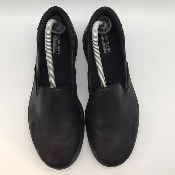 Skechers Goga Mat Ultra Go Air Cooled Loafers Women's 10 Black Slip On 136414 - Picture 6 of 12